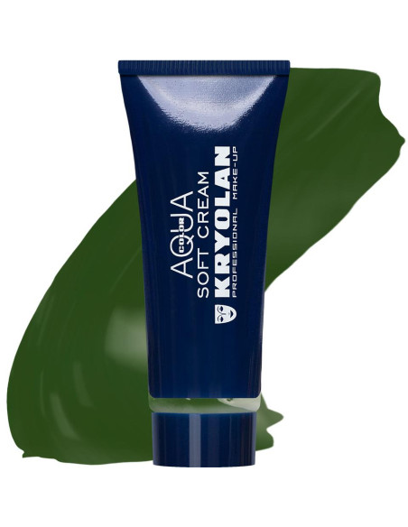 KRYOLAN AQUACOLOR SOFT CREAM 25 ML  DEEP BLACK